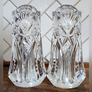 Vintage Cristal D’Arques -Durand Vincennes Salt & Pepper Shaker Set France